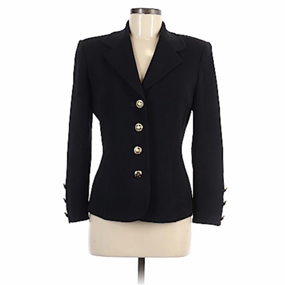 St. John | Basics Black Blazer and Tank